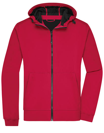 Daiber - Men´s Hooded Softshell Jacket - Red