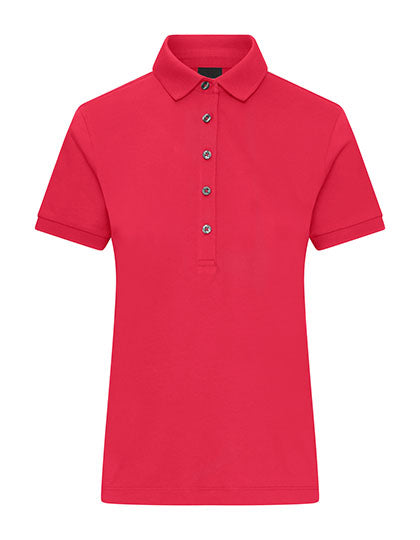 James & Nicholson - Mercerised Dames Polo - Light Red