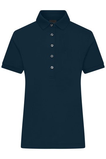 James & Nicholson - Mercerised Dames Polo - Navy