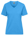 Bio Workwear Dames T-Shirt- Aqua