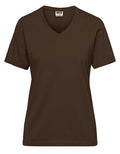 Bio Workwear Dames T-Shirt- Brown