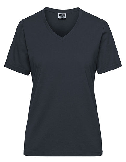 James & Nicholson - Bio Workwear Dames T-Shirt- Carbon