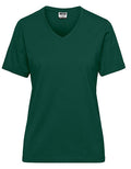 Bio Workwear Dames T-Shirt- Dark Green