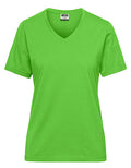 Bio Workwear Dames T-Shirt- Lime Green