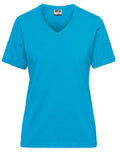 Bio Workwear Dames T-Shirt- Turquoise