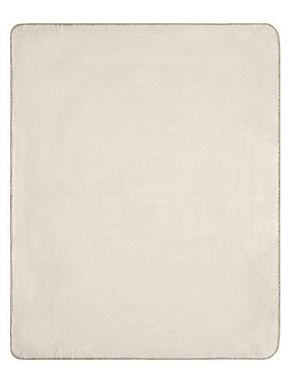 Daiber - Fleece Blanket - Natural / Camel