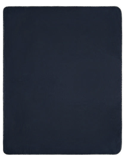 Daiber - Fleece Blanket - Navy / Natural