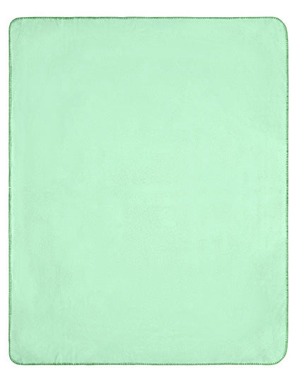 Daiber - Fleece Blanket - Soft Green / Green