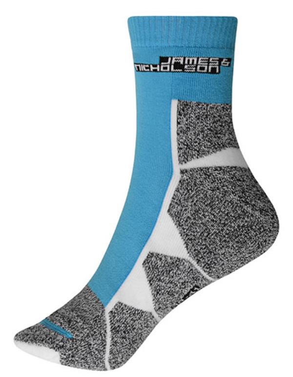 Daiber - Hoge Sport Sokken - Bright Blue/White