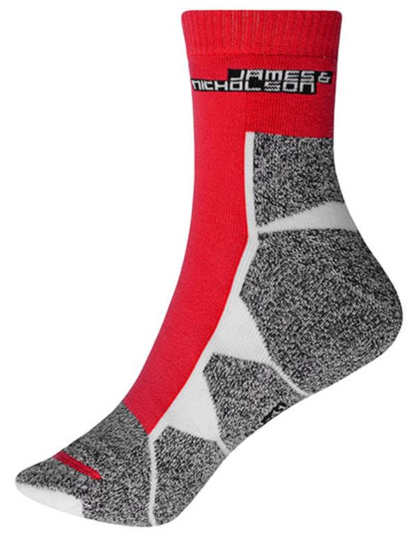 Daiber - Hoge Sport Sokken - Red/White