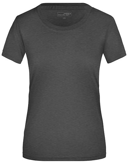 James & Nicholson - Active Dames T-Shirt - Dark Melange