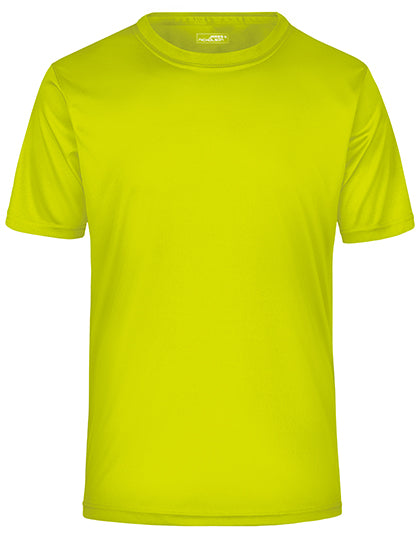 James & Nicholson - Active T-Shirt - Acid Yellow