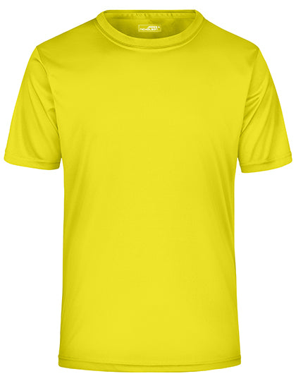 James & Nicholson - Active T-Shirt - Yellow
