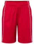 Basic Sport Kinder Shorts – Red/White