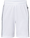 Basic Sport Kinder Shorts – White/Black