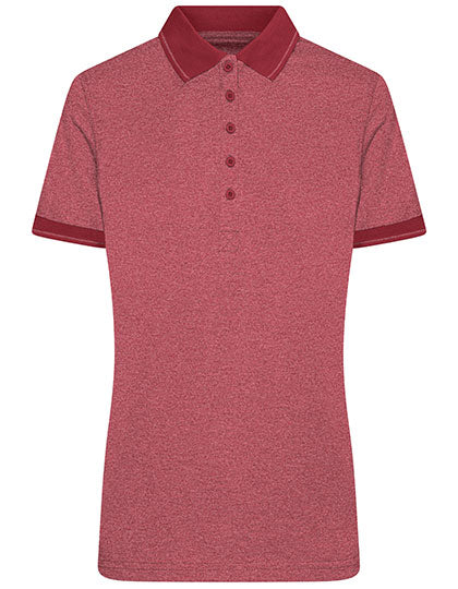 James & Nicholson - Heather Dames Polo - Wine Melange/Wine