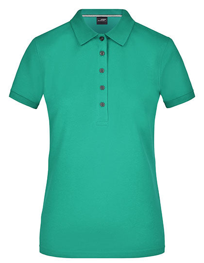 James & Nicholson - Pima Dames Polo - Irish Green