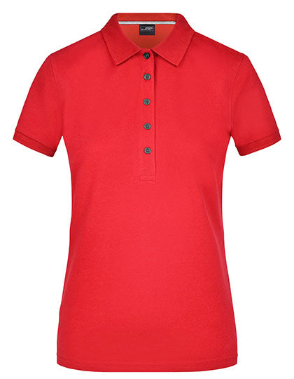 James & Nicholson - Pima Dames Polo - Light Red