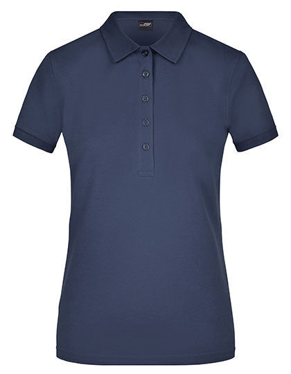 James & Nicholson - Elastic Piqué Dames Polo - Navy