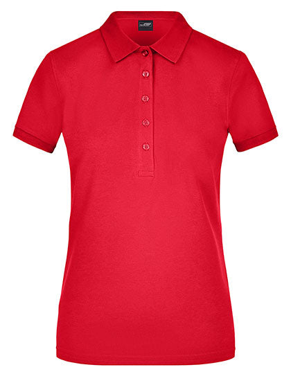 James & Nicholson - Elastic Piqué Dames Polo - Red