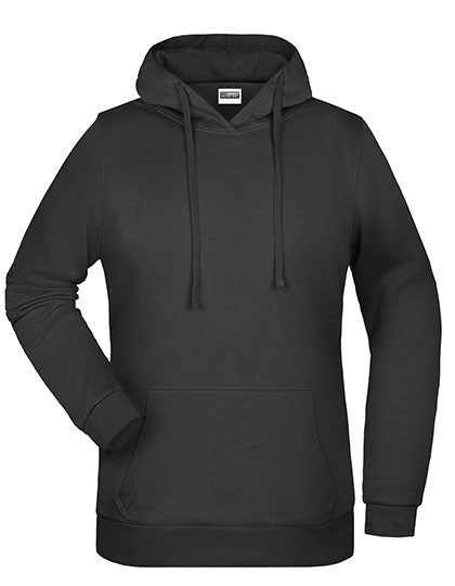 James & Nicholson - Promo Dames Hoodie - Black