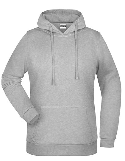 James & Nicholson - Promo Dames Hoodie - Grey Heather