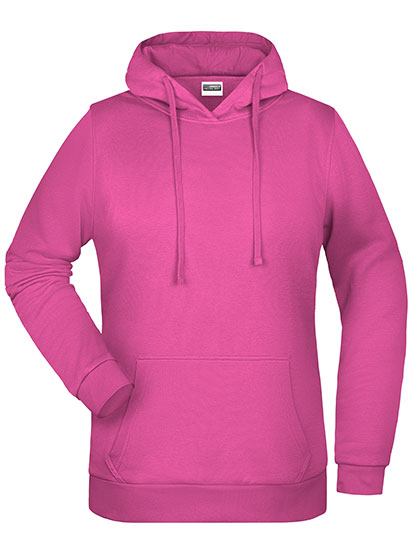 James & Nicholson - Promo Dames Hoodie - Pink