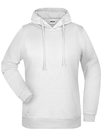 James & Nicholson - Promo Dames Hoodie - White