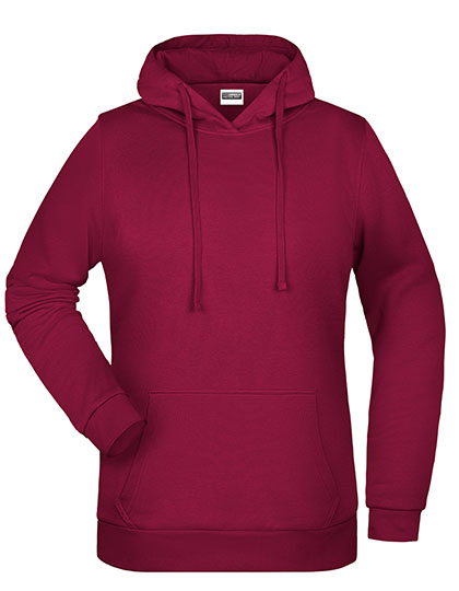James & Nicholson - Promo Dames Hoodie - Wine