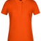 Basic Dames Polo – Dark Orange