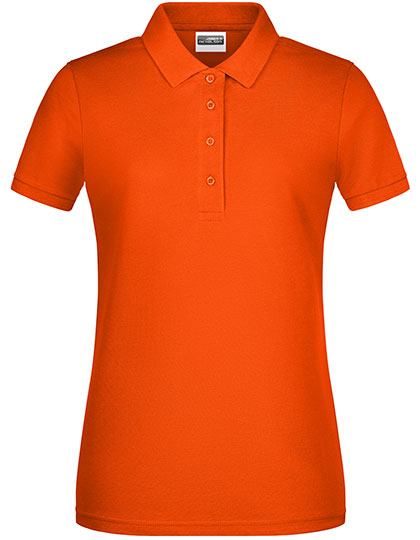 James & Nicholson - Basic Dames Polo – Dark Orange
