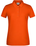 Basic Dames Polo – Dark Orange