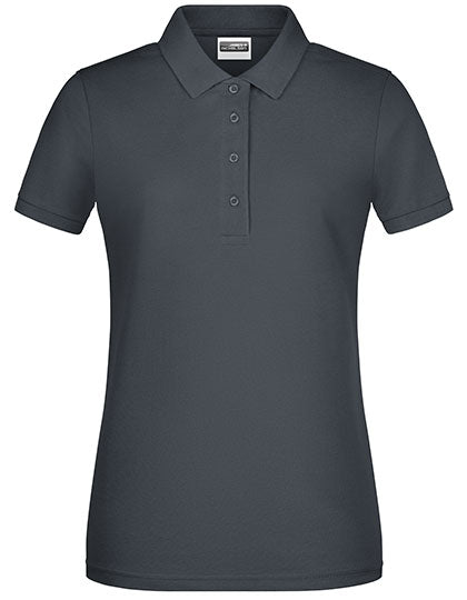 James & Nicholson - Basic Dames Polo – Graphite (Effen)
