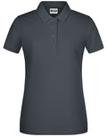 Basic Dames Polo – Graphite (Effen)