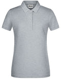 Basic Dames Polo – Grey Heather
