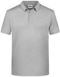 Basic Polo – Grey Heather