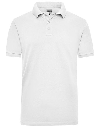 Daiber - Men´s Workwear Polo - White L (uitverkoop)