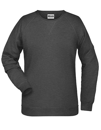 James & Nicholson - Dames Sweater - Black Heather