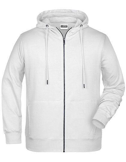 Daiber - Men´s Zip-Hoody - White L (uitverkoop)