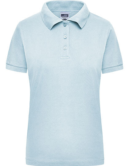 James & Nicholson - Workwear Dames Polo - Light Blue