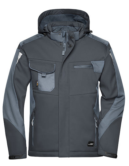Daiber - Craftsmen Softshell Jacket -STRONG- - Black / Carbon