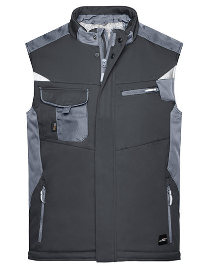 Daiber - Craftsmen Softshell Vest -STRONG- - Black / Carbon