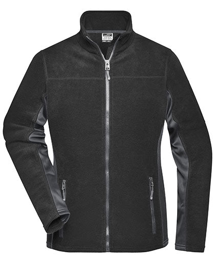 Daiber - Ladies´ Workwear Fleece Jacket -STRONG- - Black / Carbon