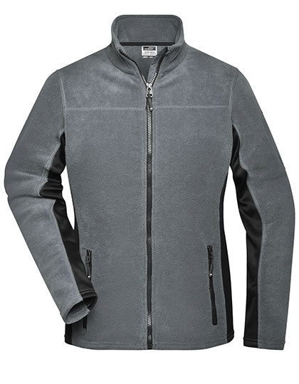 Daiber - Ladies´ Workwear Fleece Jacket -STRONG- - Carbon / Black