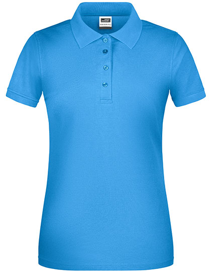 James & Nicholson - Bio Workwear Dames Polo - Aqua