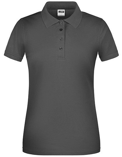 James & Nicholson - Bio Workwear Dames Polo - Carbon