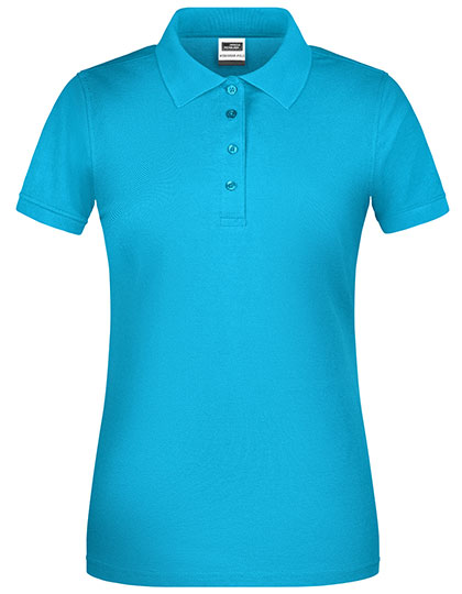 James & Nicholson - Bio Workwear Dames Polo - Turquoise