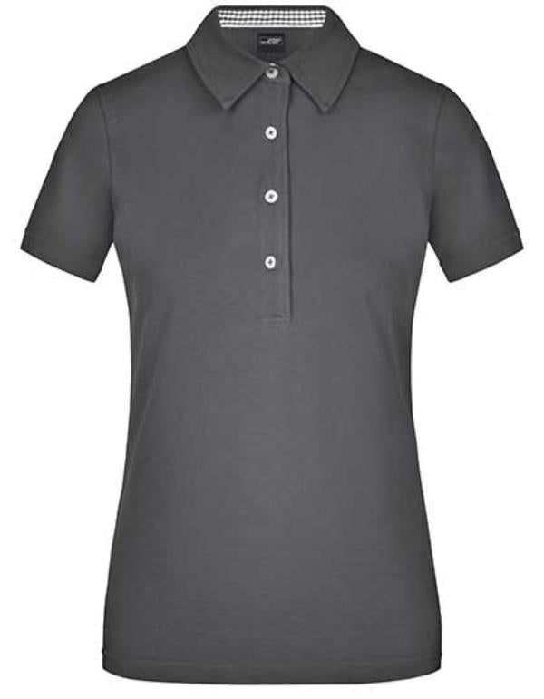 Daiber - Plain Dames Polo - Graphite (Solid)/Graphite (Solid)