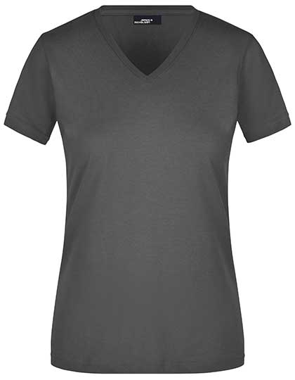 Daiber - Ladies´ Slim Fit V-T - Graphite (Solid)