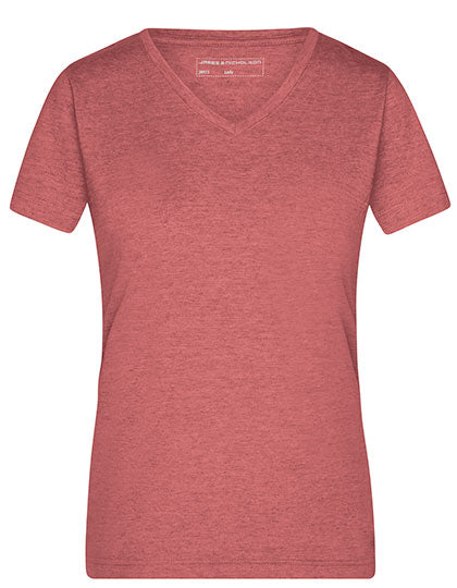 Daiber - Ladies´ Heather T-Shirt - Red Melange